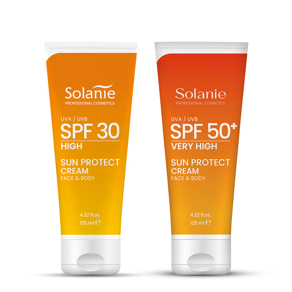 SOLANIE KETTŐS FÉNYVÉDELEM SPF30 + SPF50 DUÓ CSOMAG