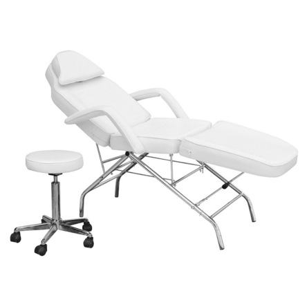 Kombinált kezelőágy gurulós zsámollyal