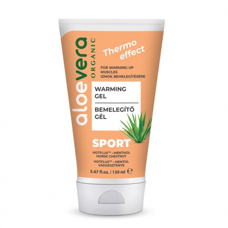 Aloe Vera Organic Sport Bemelegítő gél 150ml