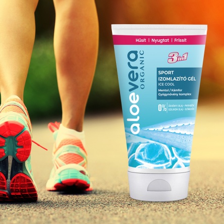 Eredeti Aloe Vera Sport Izomlazító gél 3 in 1 - 125ml