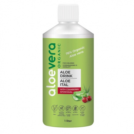 Aloe Vera Organic Ital áfonyával 1000ml