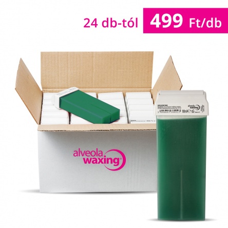 Alveola Waxing Azulénes gyantapatron 100ml széles fej