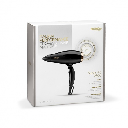 BaByliss Super Pro Ionos hajszárító 2300W, AC motor