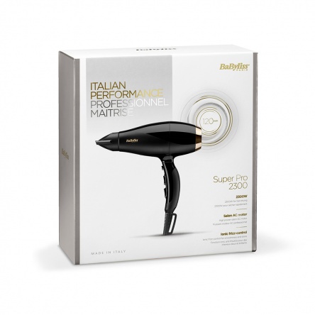 BaByliss Super Pro Ionos hajszárító 2300W, AC motor