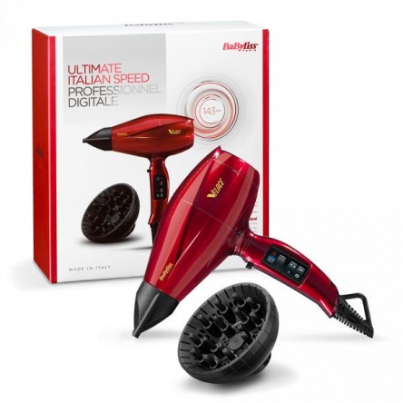 BaByliss Veloce Ionos hajszárító 2200W, Digitális motor