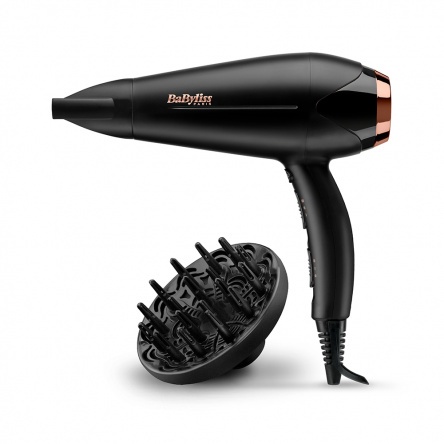 BaByliss Turbo Shine Ionos Hajszárító 2200W fekete-rose gold