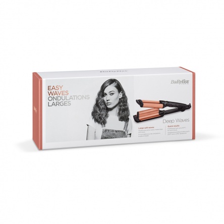 BaByliss Rose Gold Deep Waves tourmaline kerámia hullámvas