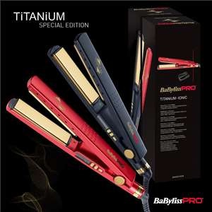 Babyliss PRO Titánium Ionic vörös hajsimító