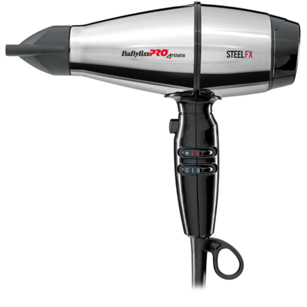 BaByliss PRO SteelFX hajszárító digitális motorral 2000W