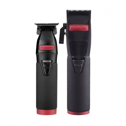 BaByliss PRO Boost+ fekete és piros kontúrnyíró