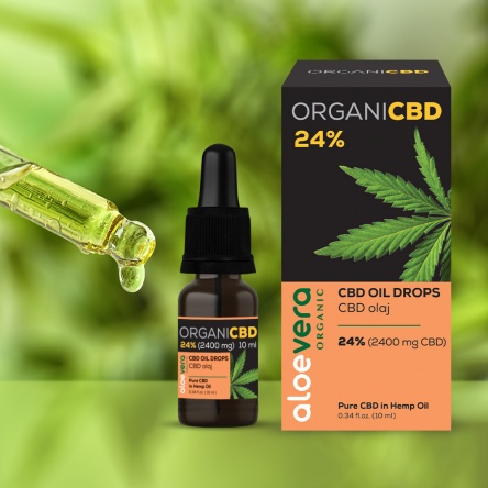 OrganiCBD CBD olaj 24% (2400mg) 10ml
