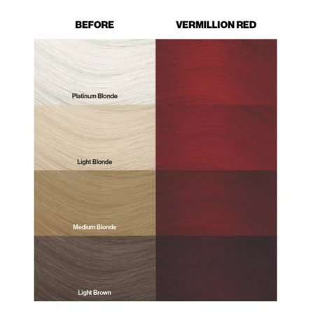 Crazy Color hajszínező 100ml No.40 - Vermillion Red