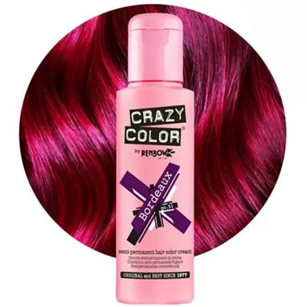 Crazy Color hajszínező 100ml No.51 - Bordeaux