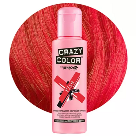 Crazy Color hajszínező 100ml No.56 - Fire