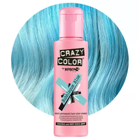 Crazy Color hajszínező 100ml No.63 - Bubblegum Blue