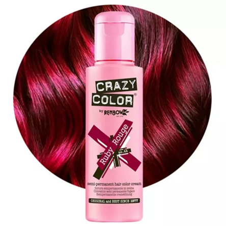 Crazy Color hajszínező 100ml No.66 - Ruby Rouge