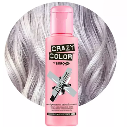 Crazy Color hajszínező 100ml No.028 - Platinum