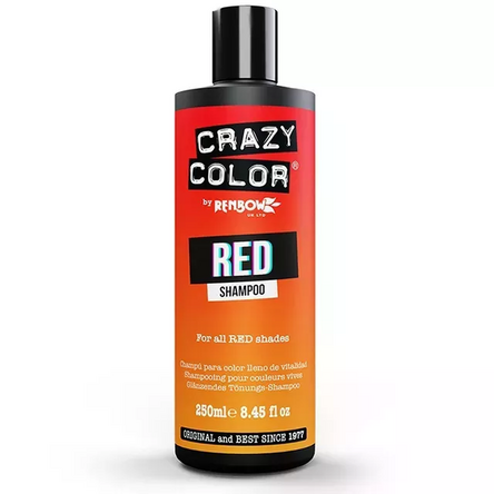 Crazy Color Színezett Hajsampon Red - Vörös 250ml