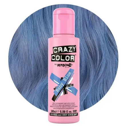 Crazy Color hajszínező 100ml No.84 - Baby Blue