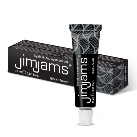 JimJams szempilla és szemöldökfesték FEKETE 15ml