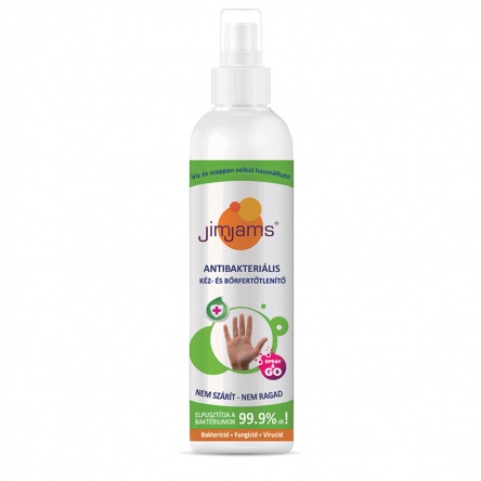 JimJams Antibakteriális kéz- és bőrfertőtlenítő 250ml