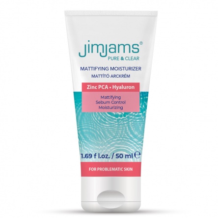 JimJams Pure & Clear Mattító hidratáló arckrém 50 ml