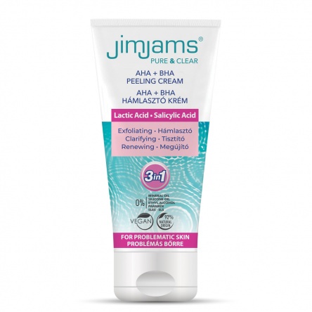 JimJams Pure & Clear AHA+BHA Hámlasztó krém 75ml