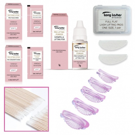 Long Lashes koreai szempilla lifting szett