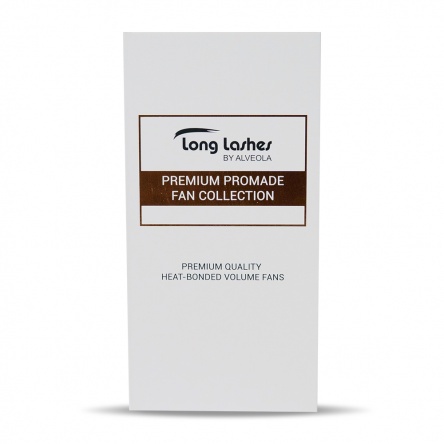 Long Lashes 3D Premium Promade Volume Fans D/0,07 8mm