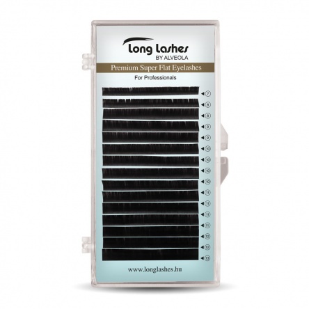 Long Lashes Premium Super Flat műszempilla D / 0,2 - 9mm