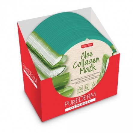 PureDerm Aloe Vera maszk circle 24 db/csom.