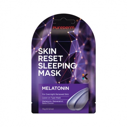 PureDerm Melatonin bőrregeneráló éjszakai krémmaszk