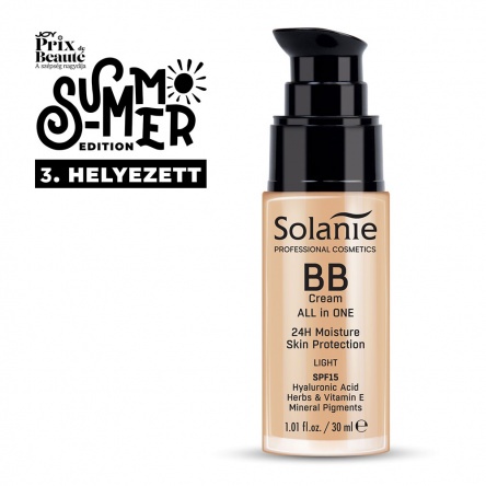 Solanie BB krém hialuronsavval és fényvédővel SPF15 - világos 30ml