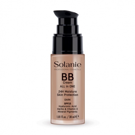 Solanie BB krém hialuronsavval és fényvédővel SPF15 - sötét 30ml