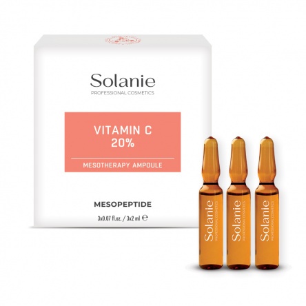 Solanie C vitamin 20% Mezoterápiás ampulla 3X2 ml