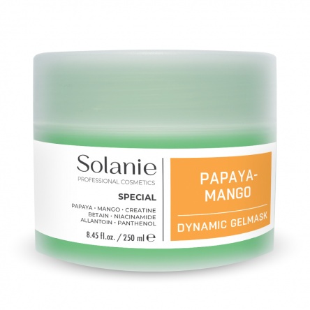 Solanie Papaya-Mangó dinamizáló gélmaszk  250ml