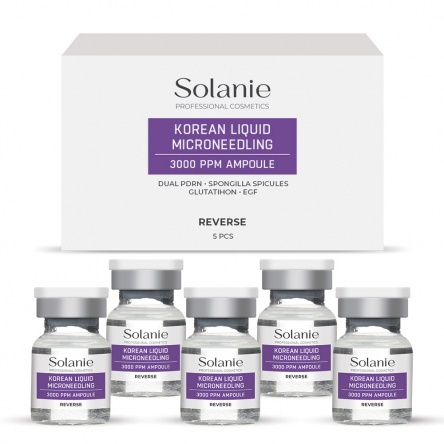 Solanie Reverse koreai dual PDRN szivacstű ampulla 5x5ml