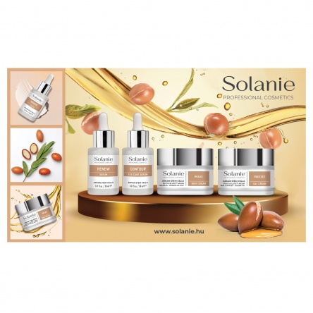 Solanie álló displayhez Argán grafika