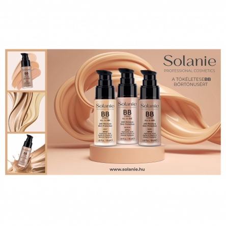 Solanie álló displayhez BB Krém grafika