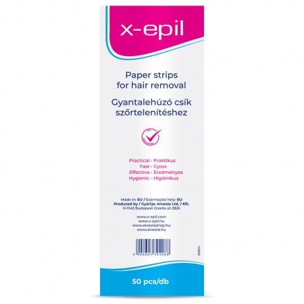 X-Epil Gyantalehúzó csíkok 50 db