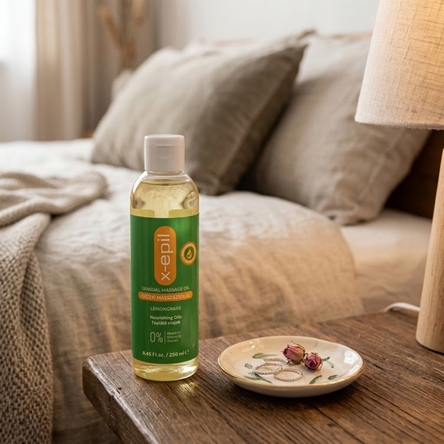X-Epil Érzéki masszázsolaj citromfűvel 250ml