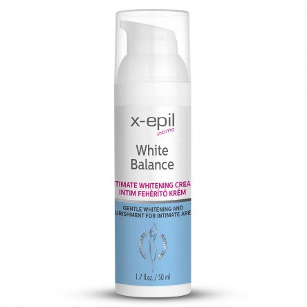 X-Epil Intimo White Balance intim fehérítő krém 50ml
