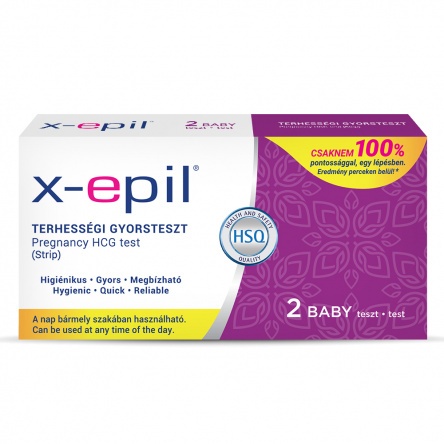 X-Epil Terhességi gyorsteszt csíkok 2db