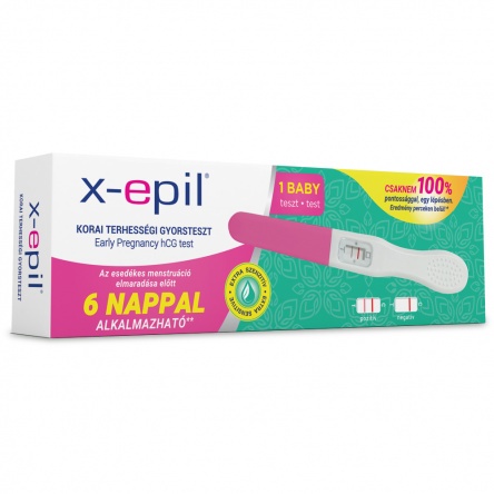X-Epil Korai Terhességi gyorsteszt egy lépésben 1db