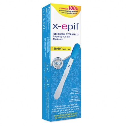 X-Epil Terhességi gyorsteszt pen 1db - exkluzív