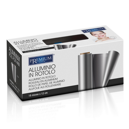 Hair Care alumínium hajfestő fólia - Ezüst (12 cm, 15 mikron)