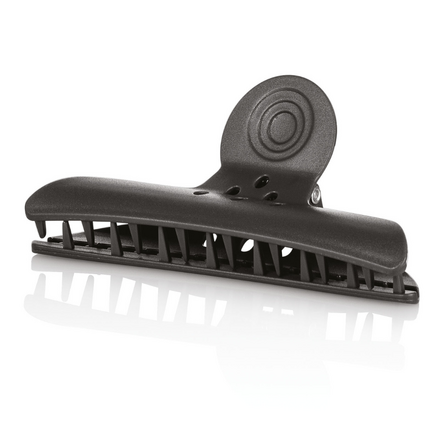 Hair Care műanyag hajcsipesz – fekete 4 db