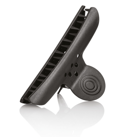 Hair Care műanyag hajcsipesz – fekete 4 db