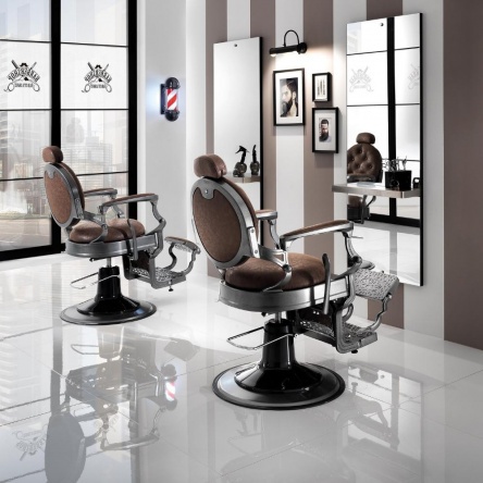 Hair Custom Roadster barna Barber szék