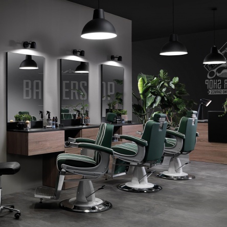 Hair Granada zöld Barber szék